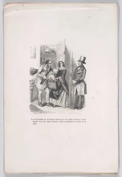 Framed Print : Leftovers from the Little Miseries of Human Life, 1843. Creator: Quichon Framed Print : Leftovers from the Little Miseries of Human Life, 1843. Creator: Quichon