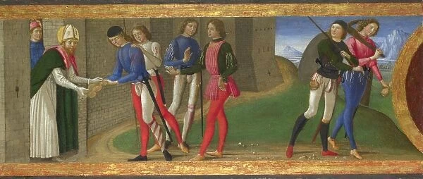 Legend of Saints Justus and Clement of Volterra, ca 1479. Artist: Ghirlandaio, Domenico (1449?1494)