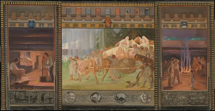 Framed Print : Legenda, 1929. Creator: Carl Bengts Framed Print : Legenda, 1929. Creator: Carl Bengts