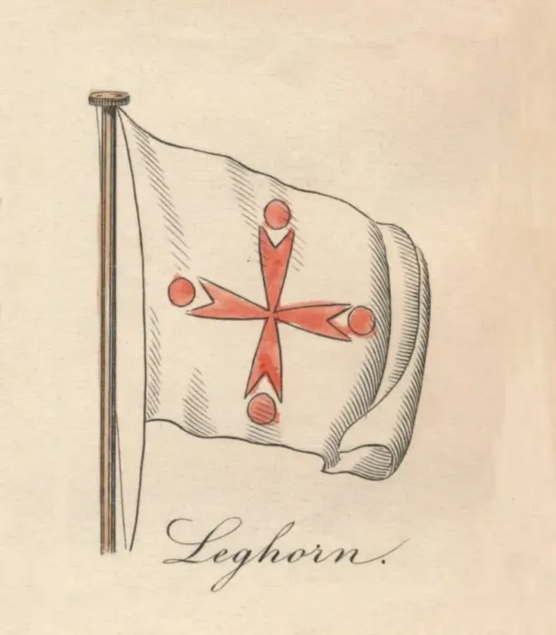 Framed Print : Leghorn, 1838 Framed Print : Leghorn, 1838
