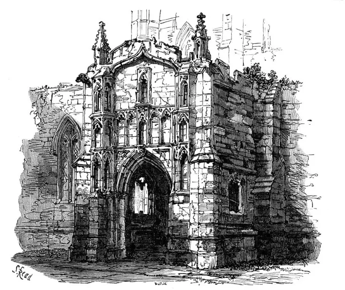 Framed Print : Leicester: South Porch of St. Margaret's Church, 1868. Creator: Unknown Framed Print : Leicester: South Porch of St. Margaret's Church, 1868. Creator: Unknown