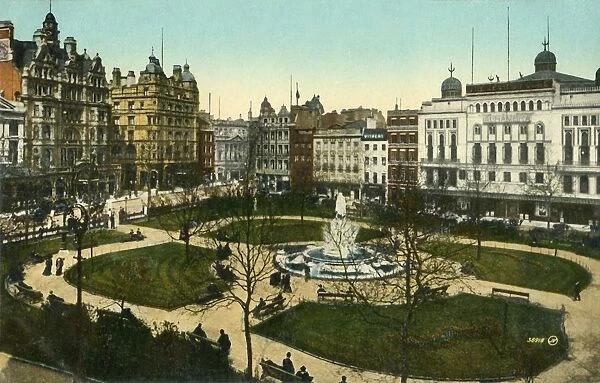Leicester Square, London, c1910. Creator: Unknown