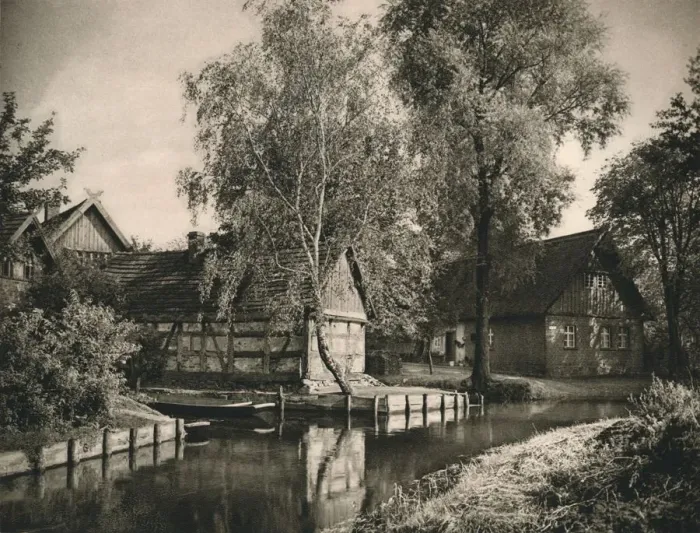 Framed Print : Leipe (Spreewald), 1931. Artist: Kurt Hielscher Framed Print : Leipe (Spreewald), 1931. Artist: Kurt Hielscher