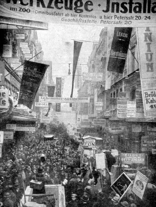 Framed Print : Leipzigs great advertisement parade, Leipzig, Germany, 1922 Framed Print : Leipzigs great advertisement parade, Leipzig, Germany, 1922