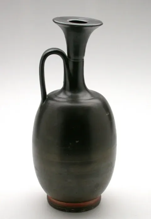Framed Print : Lekythos (Oil Jar), about 400 BCE. Creator: Unknown Framed Print : Lekythos (Oil Jar), about 400 BCE. Creator: Unknown