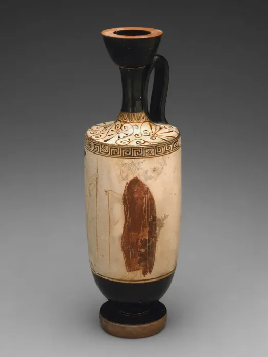 Framed Print : Lekythos (Oil Jar), 445-440 BCE. Creator: Achilles Painter Framed Print : Lekythos (Oil Jar), 445-440 BCE. Creator: Achilles Painter