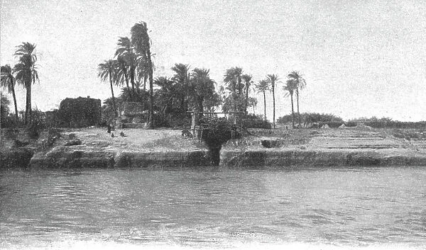 'L'elevation des eaux du Nil pour l'irrigation; Le Nord-Est Africain, 1914. Creator: Jules Gervais-Courtellemont