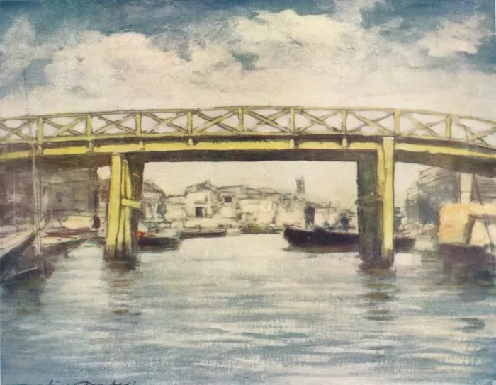 Framed Print : The Lemon Bridge, c1887, (1901). Artist: Mortimer L Menpes