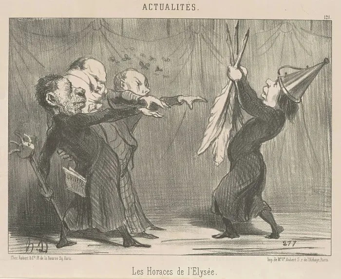 Framed Print : L'empereur soulouque... 19th century. Creator: Honore Daumier Framed Print : L'empereur soulouque... 19th century. Creator: Honore Daumier