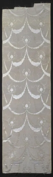 Framed Print : Length of Dress or Furnishing Fabric, Lyon, 1852 / 70. Creator: Unknown Framed Print : Length of Dress or Furnishing Fabric, Lyon, 1852 / 70. Creator: Unknown