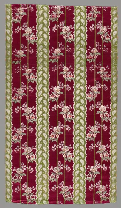 Framed Print : Length of Woven Silk, Lyon, 1770-75. Creator: Unknown Framed Print : Length of Woven Silk, Lyon, 1770-75. Creator: Unknown