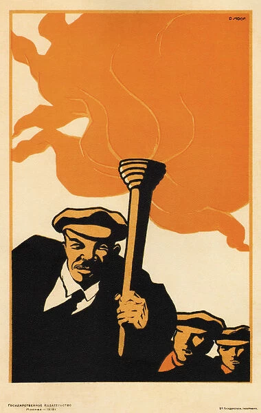 Lenin, 1919. Artist: Moor, Dmitri Stachievich (1883-1946)