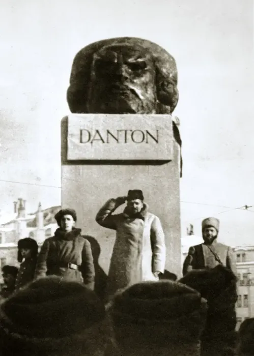 Framed Print : Lenin unveiling the Danton monument, Moscow, Russia, 1919 Framed Print : Lenin unveiling the Danton monument, Moscow, Russia, 1919