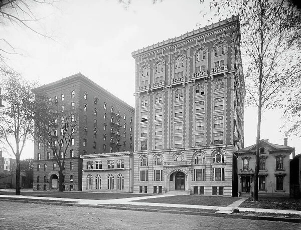 Lennox [sic] and Madison Apartments, Detroit, Mich. The, c1905. Creator: Unknown