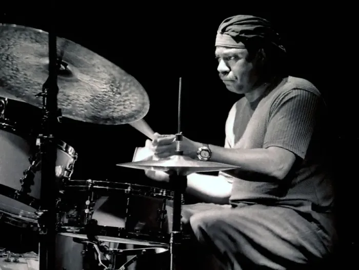 Framed Print : Lenny White, Ronnie Scotts, London, 2002. Artist: Brian O Connor Framed Print : Lenny White, Ronnie Scotts, London, 2002. Artist: Brian O Connor