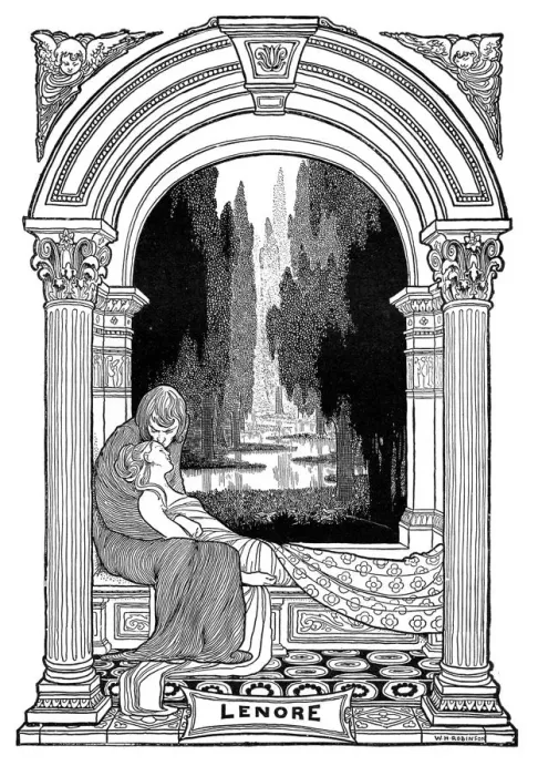Framed Print : Lenore, 1901 Framed Print : Lenore, 1901