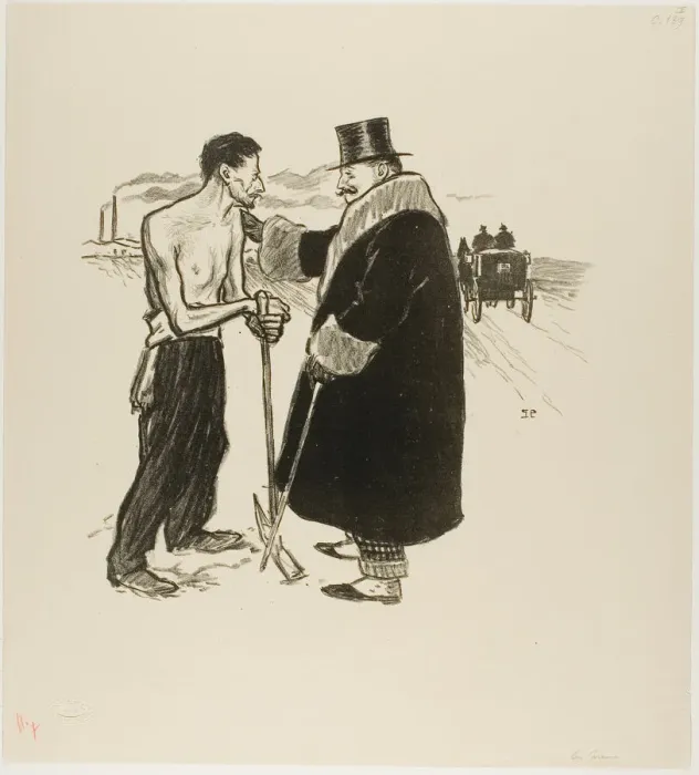 Framed Print : Lent, February 1894. Creator: Theophile Alexandre Steinlen Framed Print : Lent, February 1894. Creator: Theophile Alexandre Steinlen