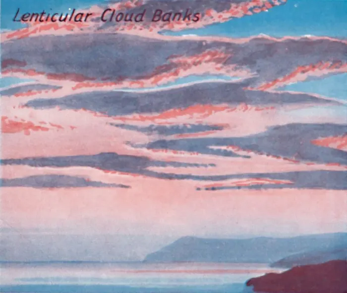 Framed Print : Lenticular Cloud Banks - A Dozen of the Principal Cloud Forms In The Sky, 1935 Framed Print : Lenticular Cloud Banks - A Dozen of the Principal Cloud Forms In The Sky, 1935