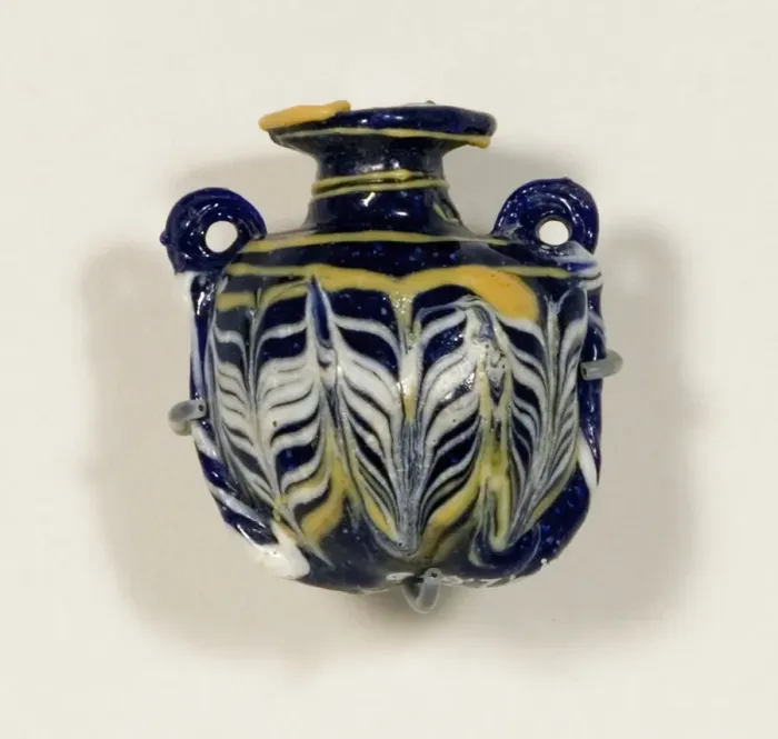 Framed Print : Lentoid Aryballos (Container for Oil), 4th-3rd century BCE. Creator: Unknown Framed Print : Lentoid Aryballos (Container for Oil), 4th-3rd century BCE. Creator: Unknown