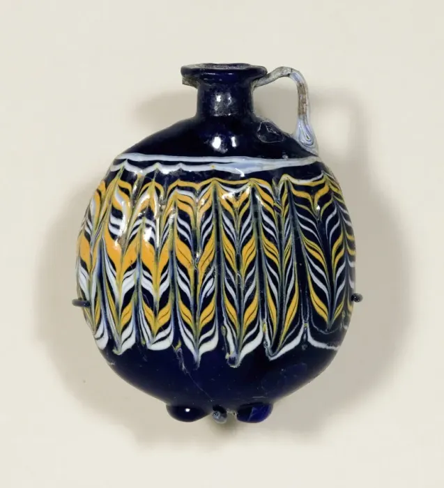 Framed Print : Lentoid Aryballos (Container for Oil), 4th-3rd century BCE. Creator: Unknown Framed Print : Lentoid Aryballos (Container for Oil), 4th-3rd century BCE. Creator: Unknown