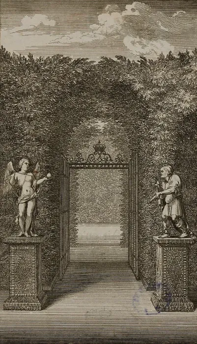 Framed Print : L'Entrée du Labyrinthe, 1679. Creator: Sebastien Le Clerc Framed Print : L'Entrée du Labyrinthe, 1679. Creator: Sebastien Le Clerc