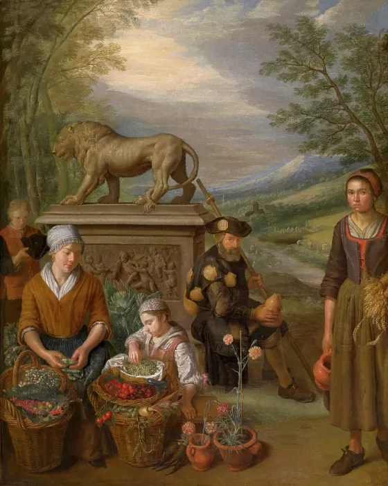 Framed Print : Leo, 1727. Creator: Peeter Snyers Framed Print : Leo, 1727. Creator: Peeter Snyers
