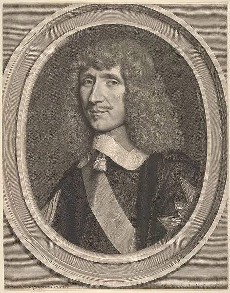 Leon-Bouthillier, Comte de Chavigny, ca. 1651. Creator: Robert Nanteuil