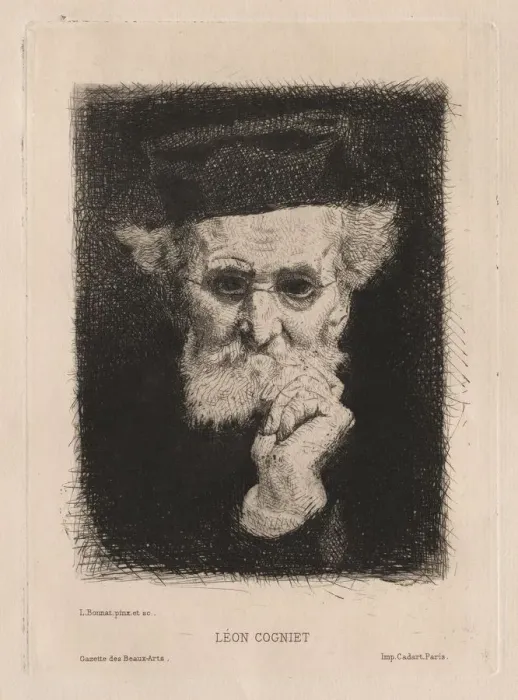 Framed Print : Leon Cogniet, 1881. Creator: Leon Bonnat (French, 1833-1922); Cadart Framed Print : Leon Cogniet, 1881. Creator: Leon Bonnat (French, 1833-1922); Cadart