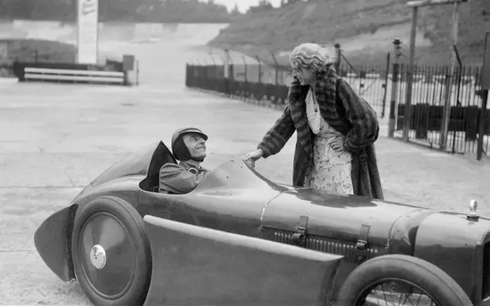 Framed Print : Leon Cushmans Austin 7 racer at Brooklands for a speed record attempt, 8 August 1931 Framed Print : Leon Cushmans Austin 7 racer at Brooklands for a speed record attempt, 8 August 1931