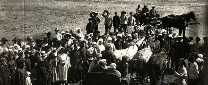 Framed Print : Leon Trotsky underway at a village, 1924 Framed Print : Leon Trotsky underway at a village, 1924