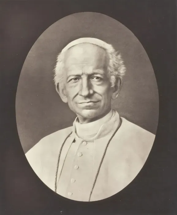 Framed Print : Leon XIII, 1875 / 79. Creator: Goupil and Co Framed Print : Leon XIII, 1875 / 79. Creator: Goupil and Co