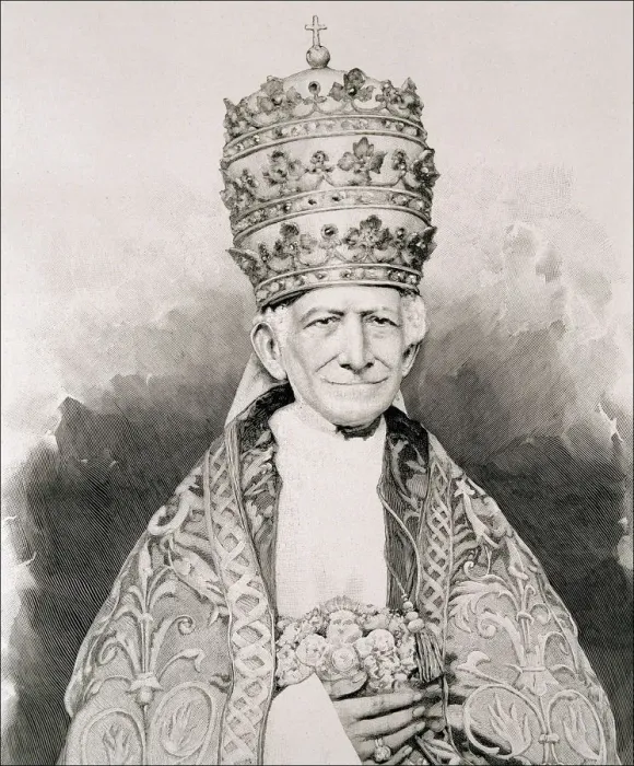 Framed Print : Leon XIII, Vincenzo Gioacchino Pecci (1810-1903), pope from 1878-1903, engraving Framed Print : Leon XIII, Vincenzo Gioacchino Pecci (1810-1903), pope from 1878-1903, engraving