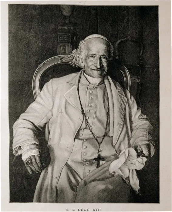 Framed Print : Leon XIII, Vincenzo Gioacchino Pecci (1810-1903), pope from 1878-1903, engraving Framed Print : Leon XIII, Vincenzo Gioacchino Pecci (1810-1903), pope from 1878-1903, engraving