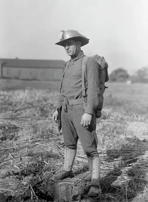 Framed Print : Leonard D.Mahon with Steel Helmet He Invented That Could Be Used As Shovel, 1917. Creator: Harris & Ewing. Leonard D.Mahon with Steel Helmet He Invented That Could Be Used As Shovel, 1917. Creator: Harris & Ewing Framed Print : Leonard D.Mahon with Steel Helmet He Invented That Could Be Used As Shovel, 1917. Creator: Harris & Ewing. Leonard D.Mahon with Steel Helmet He Invented That Could Be Used As Shovel, 1917. Creator: Harris & Ewing