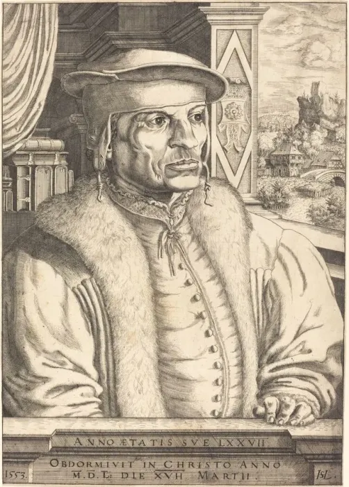 Framed Print : Leonard von Eckh, 1553. Creator: Hans Sebald Lautensack Framed Print : Leonard von Eckh, 1553. Creator: Hans Sebald Lautensack