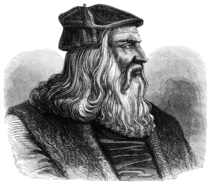 Framed Print : Leonardo da Vinci (1452-1519), 16th century (1849) Framed Print : Leonardo da Vinci (1452-1519), 16th century (1849)