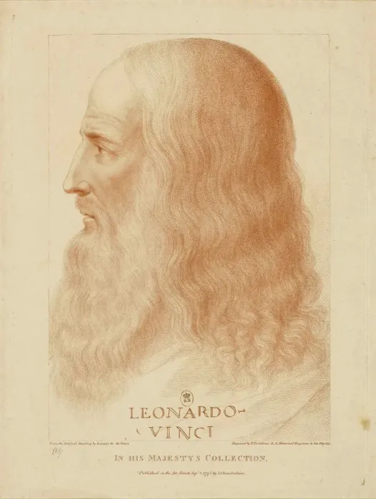Framed Print : Leonardo da Vinci, 1795. Creator: Bartolozzi, Francesco (1728-1813)