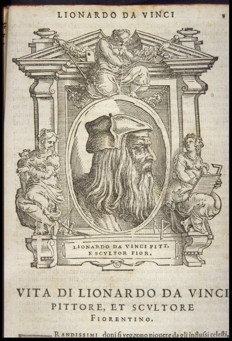 Framed Print : Leonardo da Vinci, ca 1568 Framed Print : Leonardo da Vinci, ca 1568