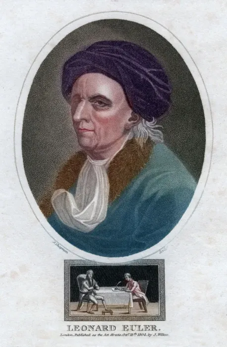 Framed Print : Leonhard Euler, 18th century Swiss mathematician and physicist, (1804). Artist: J Chapman Framed Print : Leonhard Euler, 18th century Swiss mathematician and physicist, (1804). Artist: J Chapman