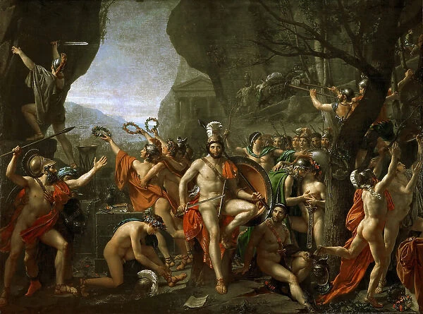 Leonidas at Thermopylae, 1814. Creator: David, Jacques Louis (1748-1825)