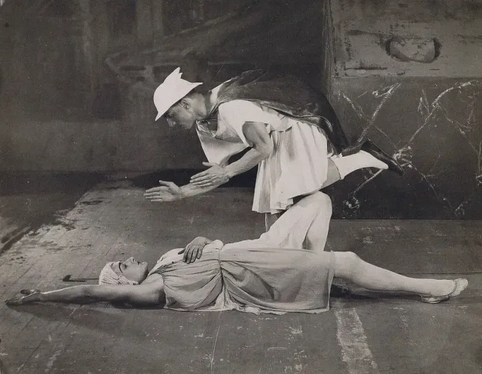 Framed Print : Léonide Massine and Boris Lisanevich in the ballet Mercure by Erik Satie, 1927. Creator: Anonymous. Léonide Massine and Boris Lisanevich in the ballet Mercure by Erik Satie, 1927. Creator: Anonymous Framed Print : Léonide Massine and Boris Lisanevich in the ballet Mercure by Erik Satie, 1927. Creator: Anonymous. Léonide Massine and Boris Lisanevich in the ballet Mercure by Erik Satie, 1927. Creator: Anonymous