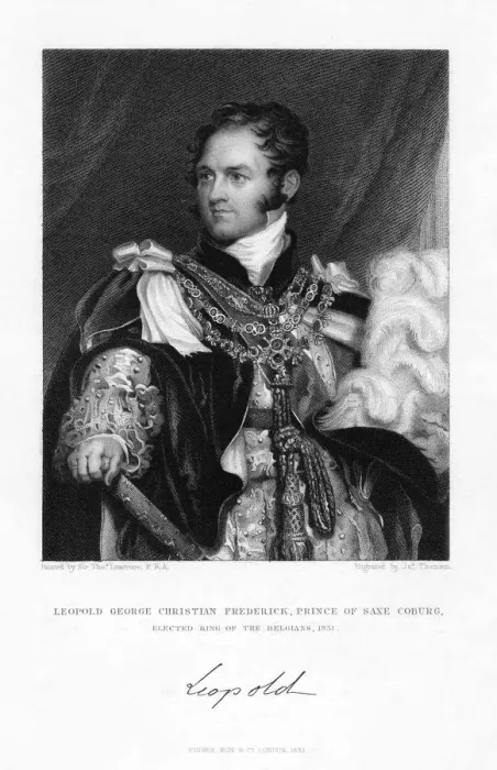 Framed Print : Leopold of Saxe-Coburg and Gotha, 1831. Artist: J Thomson Framed Print : Leopold of Saxe-Coburg and Gotha, 1831. Artist: J Thomson