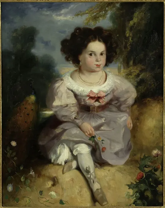 Framed Print : Léopoldine Hugo at the Age of 4, c. 1828. Creator: Boulanger, Louis Candide (1806-1867) Framed Print : Léopoldine Hugo at the Age of 4, c. 1828. Creator: Boulanger, Louis Candide (1806-1867)