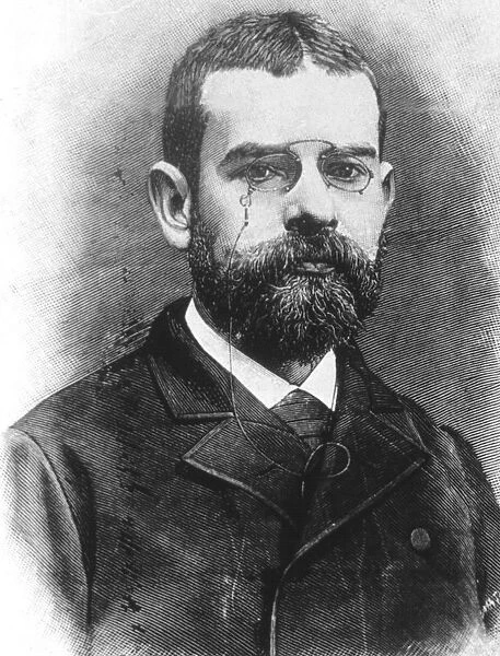 Leopoldo Alas, Clarin (1852-1901), Spanish writer, engraving Ilustracion Espanola