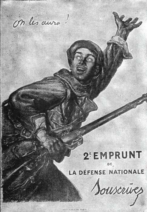 Framed Print : Les affiches illustrees du deuxieme emprunt; L'affiche d'Abel Faivre, 1916. Creators: Unknown, Abel Faivre