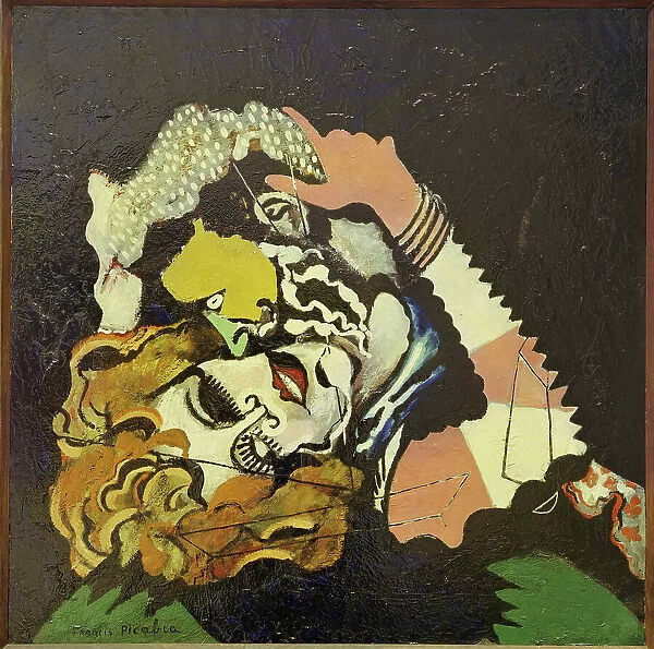 Les Amoureux (Apres la pluie). (The Lovers (After the Rain), c. 1925. Creator: Picabia, Francis (1879-1953)