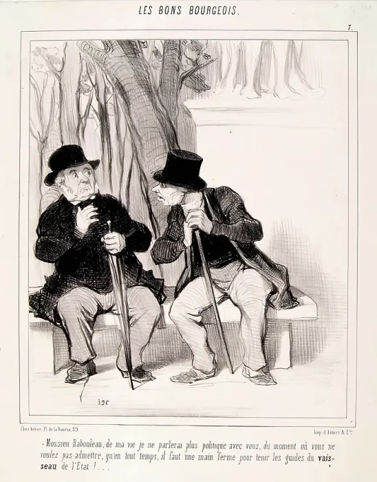 Framed Print : Les Bons Bourgeois. -Mossieu Rabouleau, .. 1848. Creator: Honore Daumier Framed Print : Les Bons Bourgeois. -Mossieu Rabouleau, .. 1848. Creator: Honore Daumier