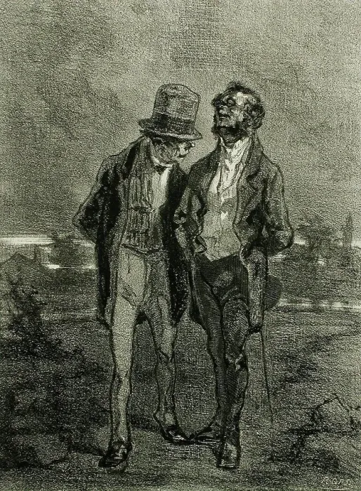 Framed Print : Les Bourgeois, 1856. Creator: Félicien Rops Framed Print : Les Bourgeois, 1856. Creator: Félicien Rops