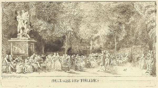Les chaises [lower half], 1760. Creator: Gabriel de Saint-Aubin