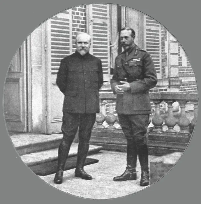 Framed Print : Les chefs d'etat Allies a Paris; Le 28 novembre 1918, le roi George V d'Angleterre... 1918. Creator: Unknown Framed Print : Les chefs d'etat Allies a Paris; Le 28 novembre 1918, le roi George V d'Angleterre... 1918. Creator: Unknown